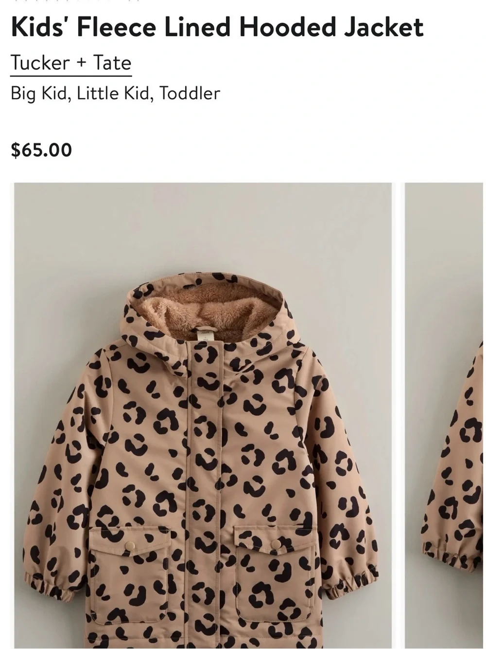 Tucker + Tate size kids